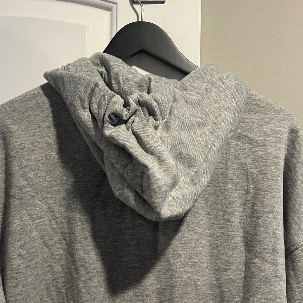 DKNY Gray Hooded Sweater Sweatshirt - Picture 7 of 10